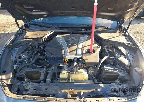 2018 Infiniti Q50 3.0T Red Sport 400 from USA, damaged, VIN JN1FV7AP7JM460950